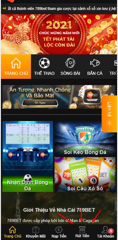 TRANG CHỦ ĐĂNG NHẬP NHÀ CÁI 789BET CASINO