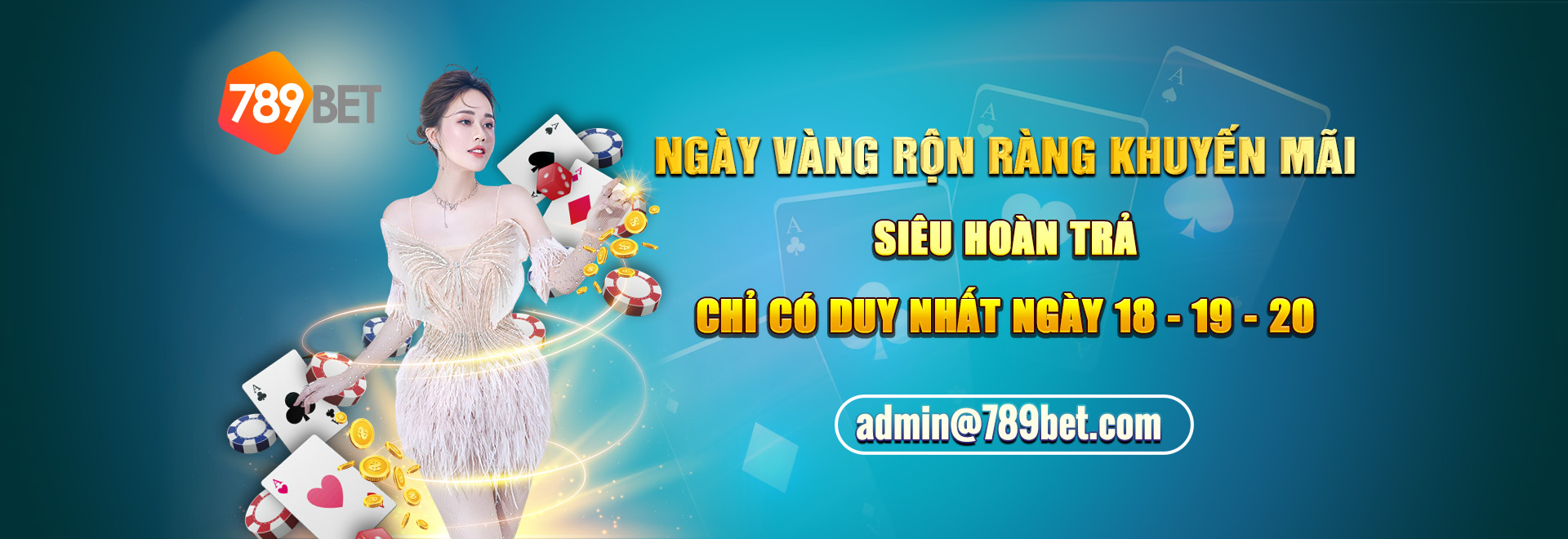 Khuyến mãi 789bet hoàn tiền hằng tháng cho người chơi Casino